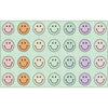 Smiley Faces on Mint School Seating Rug