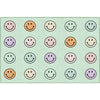 Smiley Faces on Mint Classroom Seating Rug