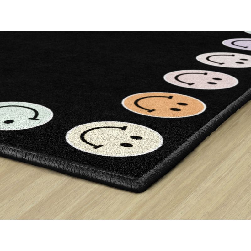 Smiley Faces Border Rug