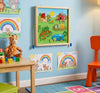 Wall Toy with Animals for a Pediatric Office