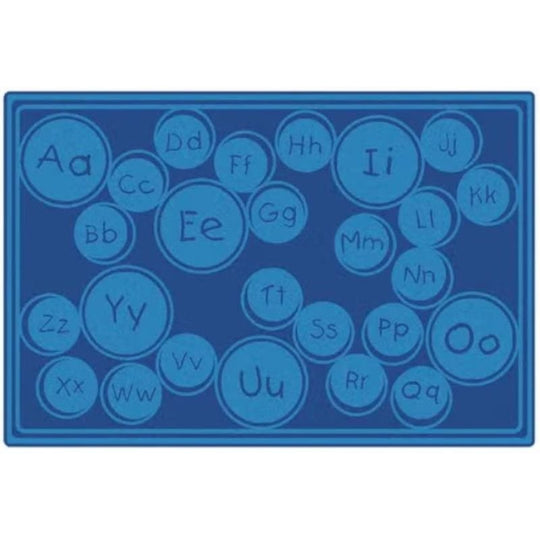 Alphabet Bubbles Classroom Rug