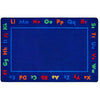 Alphabet Upper and Lower Case Border Rug