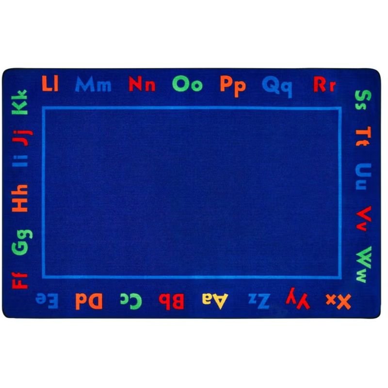 Alphabet Upper and Lower Case Border Rug