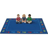 Alphabet Upper and Lower Case Border Rug