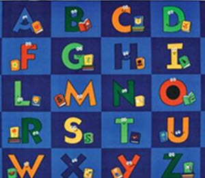 alphabet rugs at SensoryEdge