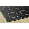Black and White Circles and Dots Seating Rug