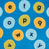 Calming Colors Alphabet Arch Seating Rug