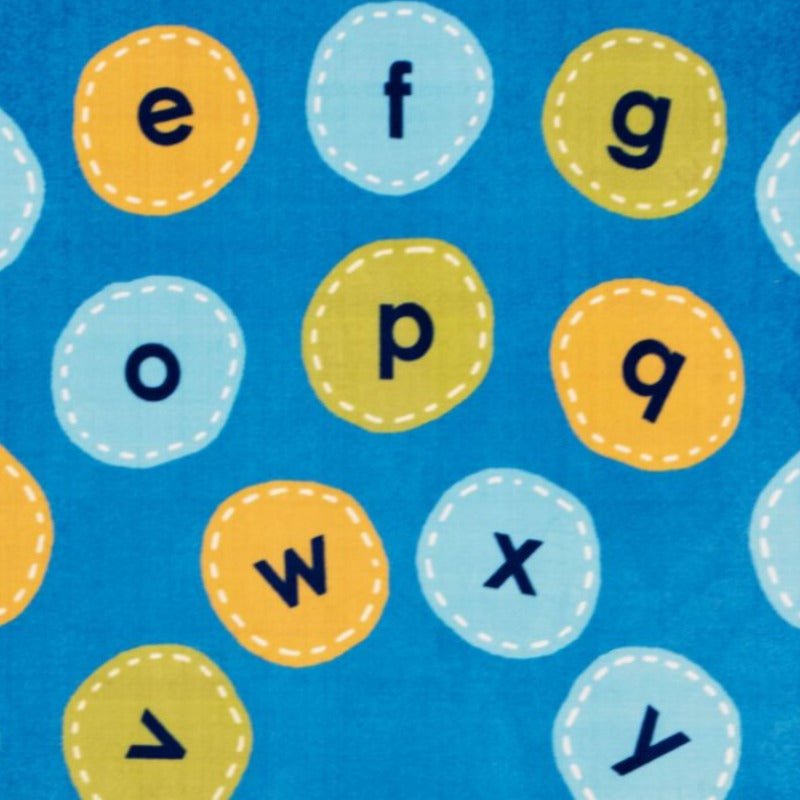 Calming Colors Alphabet Arch Seating Rug