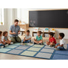 Calming Happy Squares Seating Rug