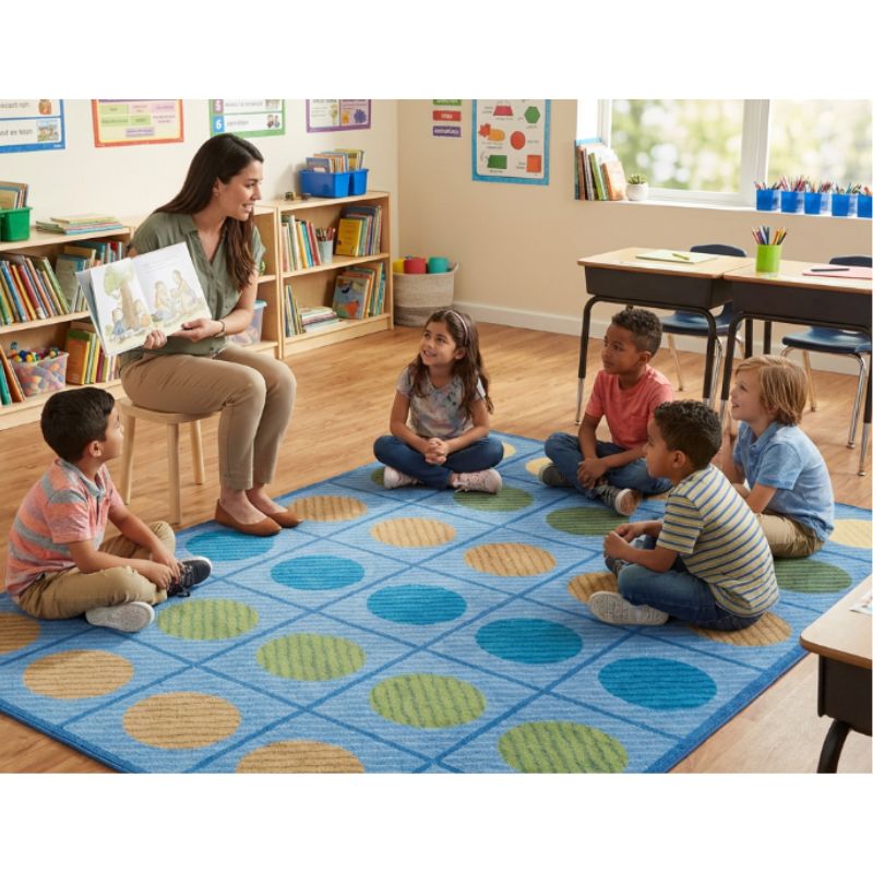 Calming Seating Circles Classroom Rug