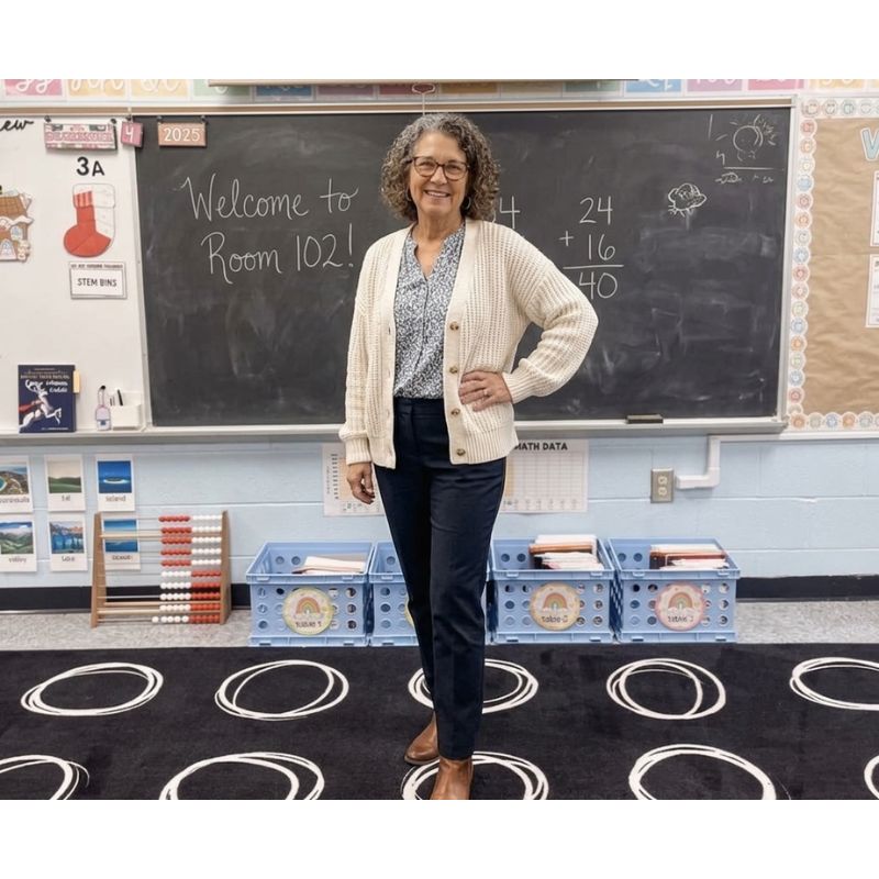Circle Sampler Classroom Seating Rug