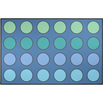 Coastal Calm Dots Seating Rug