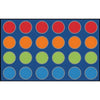 Color Carnival Classroom Dots Rug