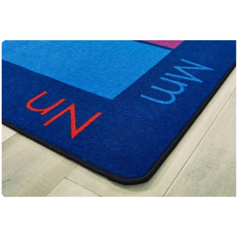 Colorful Places Classroom Seating Alphabet Rug