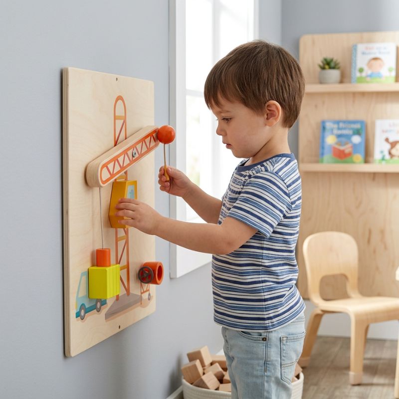 Construction Crane Wall Toy