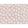 Daises on Pink Area Rug