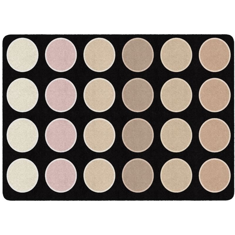 Desert Dots Seating Classroom Rug