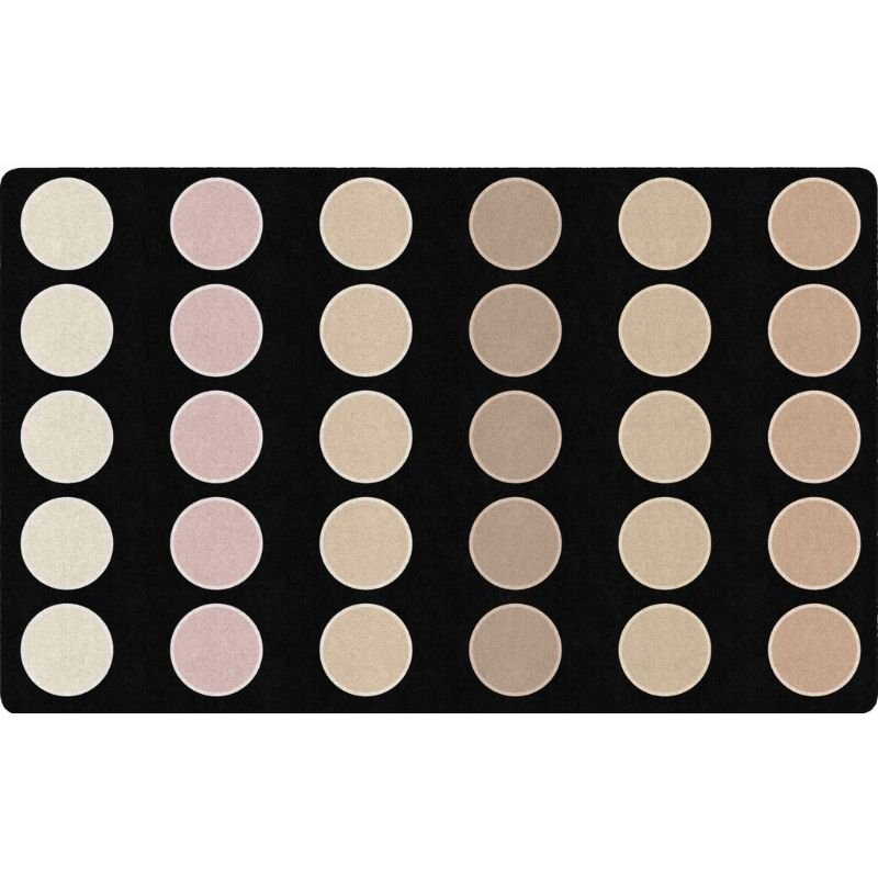 Desert Dots Seating Classroom Rug
