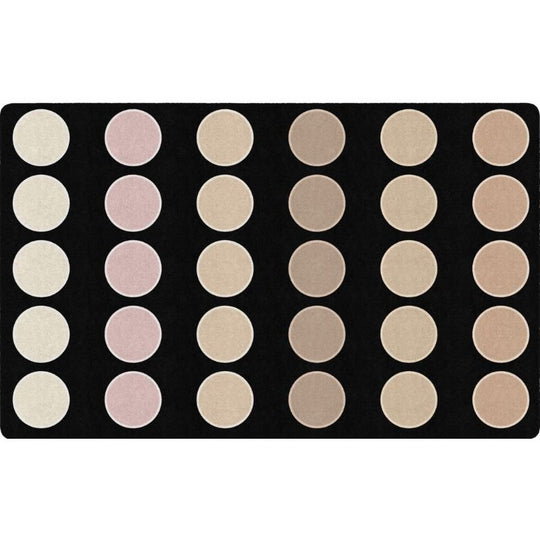 Desert Dots Seating Classroom Rug