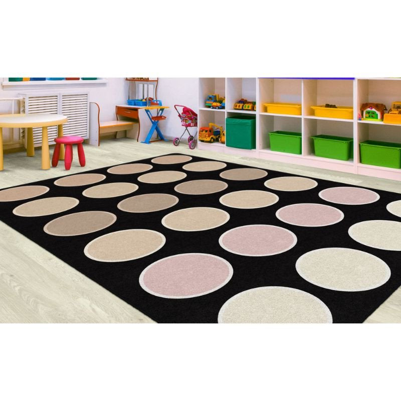 Desert Dots Seating Classroom Rug