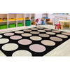 Desert Dots Classroom Seating Rug