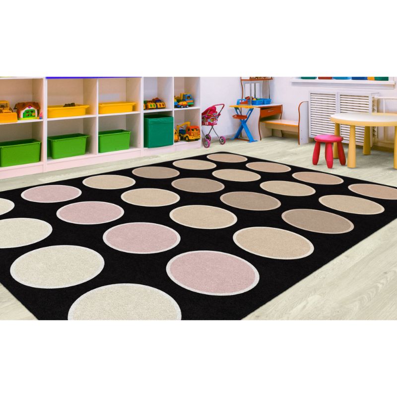 Desert Dots Classroom Seating Rug