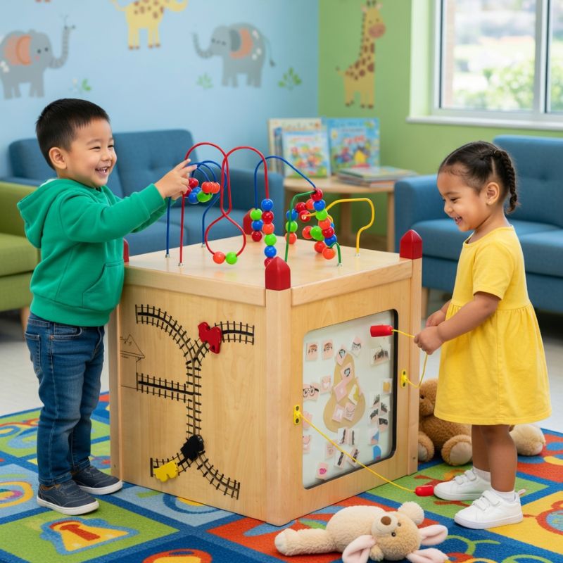 Funny Face Island Play Cube