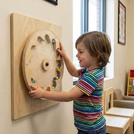 Gear Wheel Rubber Balls Wall Panel