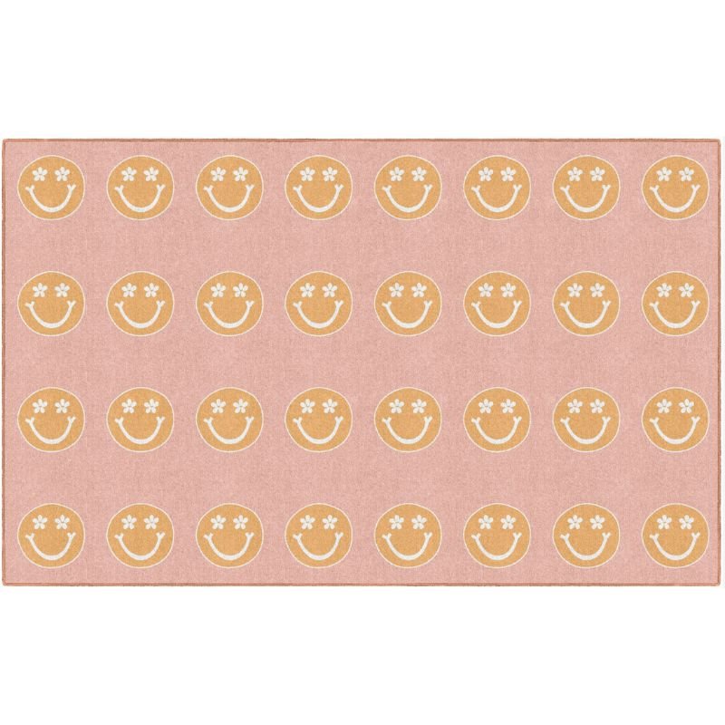 Good Vibes Happy Faces Classroom Rug