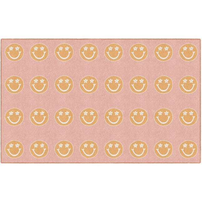Good Vibes Happy Faces Classroom Rug