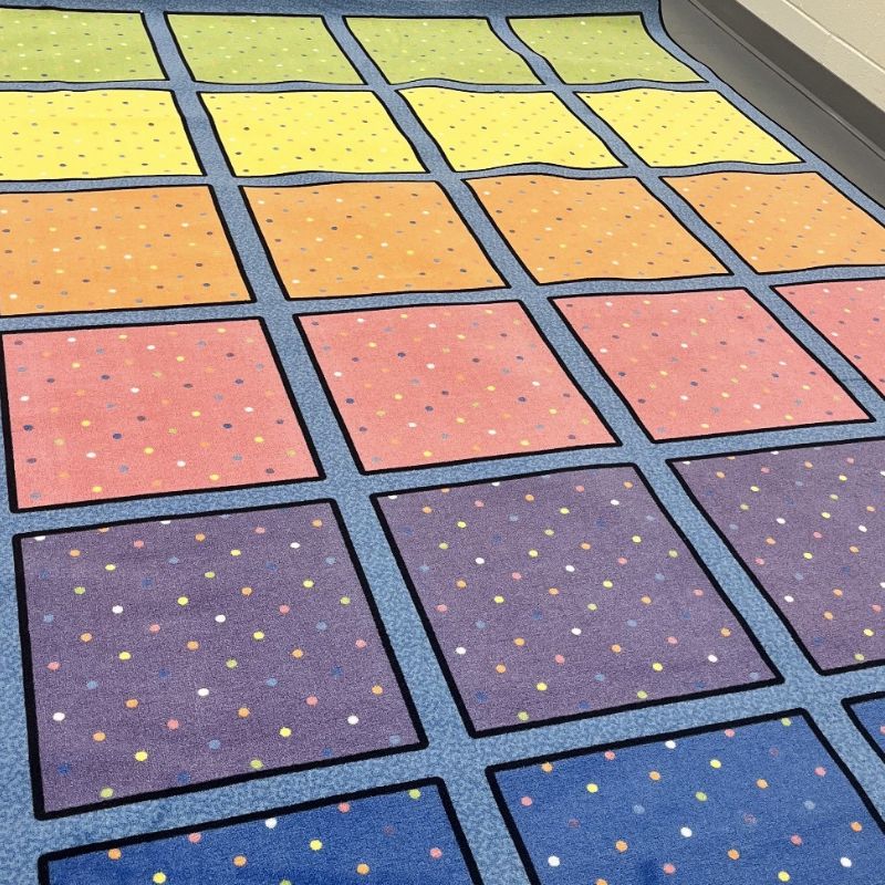 Happy Squares Seating Rug