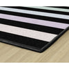 Rainbow Style Stripes Classroom Rug