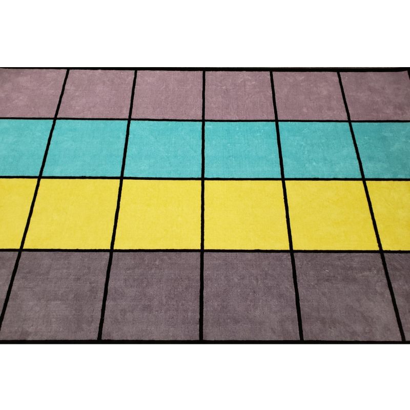 jellybean Delight Classroom Grid Rug
