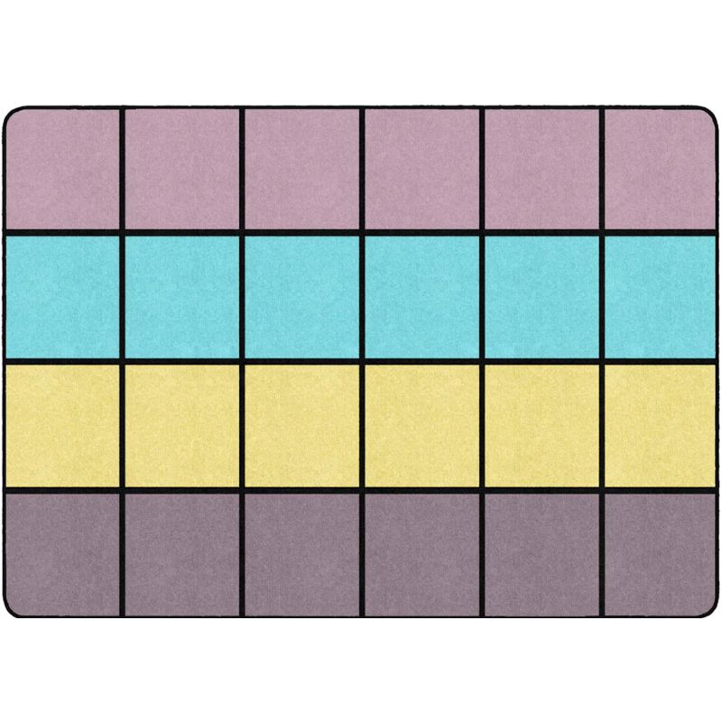 Jellybean Delight Classroom Grid Rug
