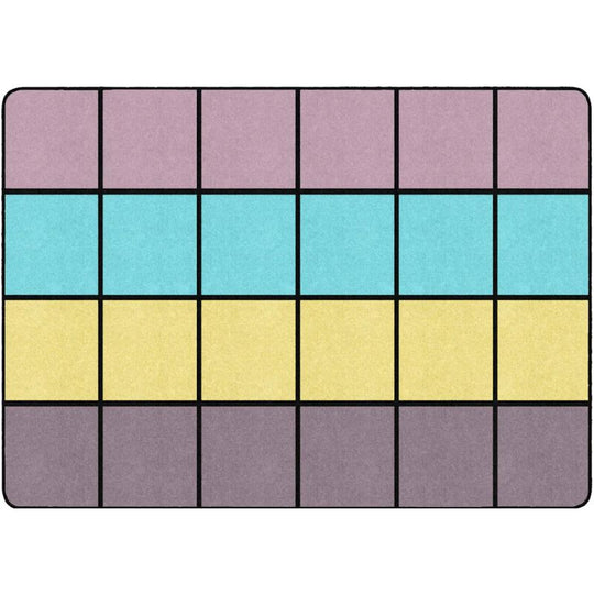 Jellybean Delight Classroom Grid Rug
