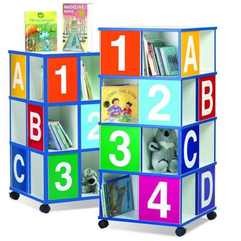 Multi Tier ABC/123 Book Display