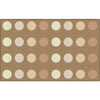 Neutral Color Criss Cross Seating Rug