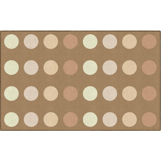 Neutral Color Criss Cross Seating Rug
