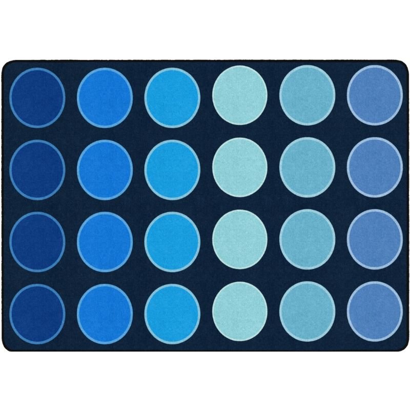 Ocean Dots Classroom Seating Rug