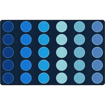 Ocean Dots Classroom Seating Rug