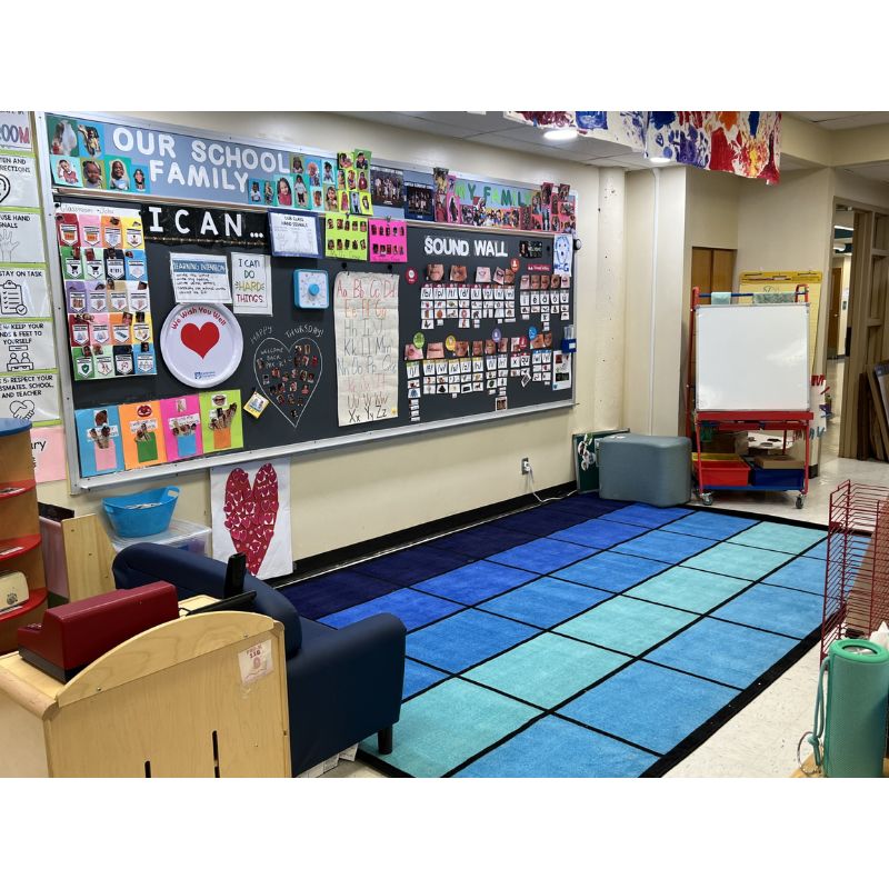 Ocean Horizon Classroom Seating Rug
