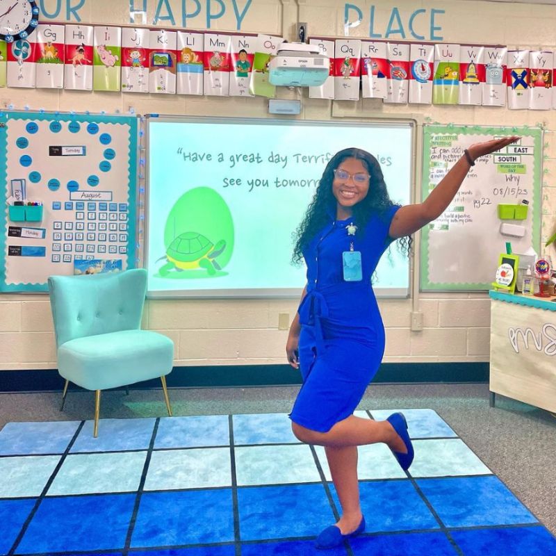 Ocean Horizon Classroom Seating Rug