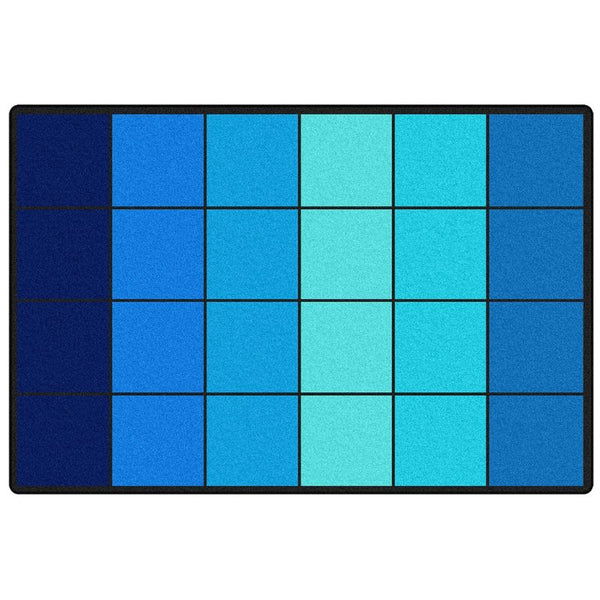 Ocean Blues Classroom Seating Rug