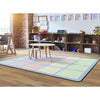 Pastel Happy Squares Seating Rug