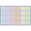 Pastel Happy Squares Seating Rug