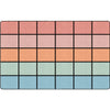 Pastel Horizon Classroom Seating Rug