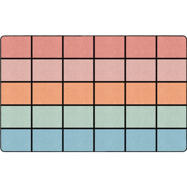 Pastel Horizon Classroom Seating Rug