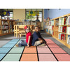 Pastel Horizon Classroom Seating Rug - Factory Second