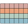 Pastel Horizon Classroom Seating Rug - Factory Second