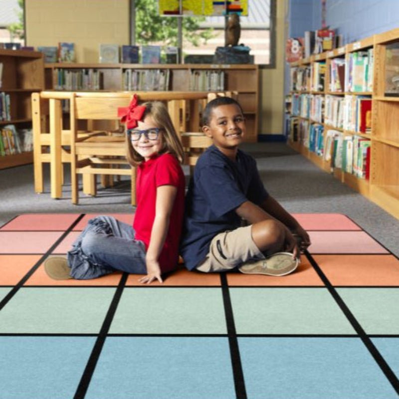Pastel Paradise Classroom Seating Rug
